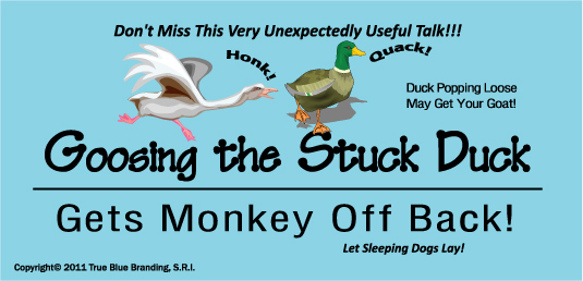goosing the stuck duck